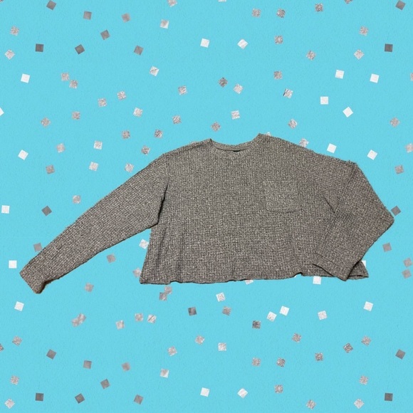 wild fable Tops - Long Sleeve Crop Top for Juniors XXL